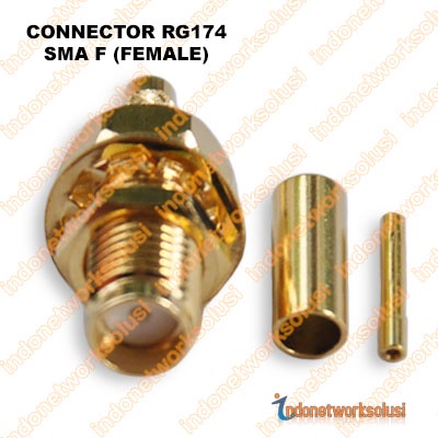 KONEKTOR CONNECTOR RG174 SMA F (FEMALE)