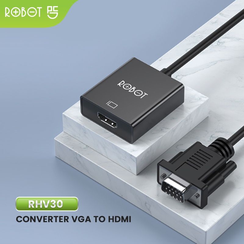 Robot RHV30 VGA to HDMI Adapter 1080P