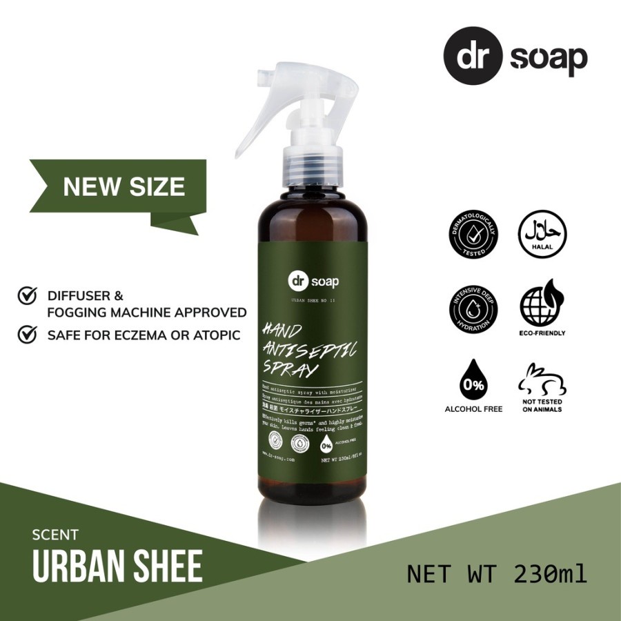 DR.SOAP Hand Antiseptic Spray Urban Shee 230ml