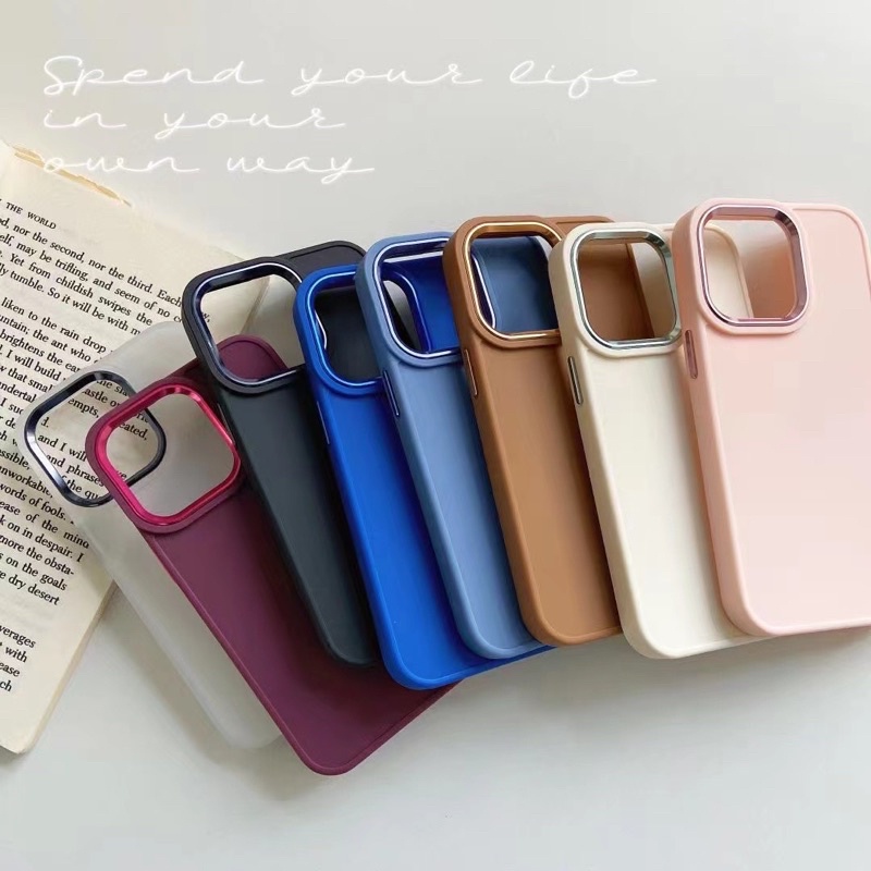 CASE PASTEL DOVE IPHONE 11PROMAX 12PROMAX 13PROMAX 14PROMAX 14PRO 14PLUS 13PRO 12PRO 11 12 13 14 SOFTCASE PANTONE DOVE LIST CAMERA STEEL !! READY !!