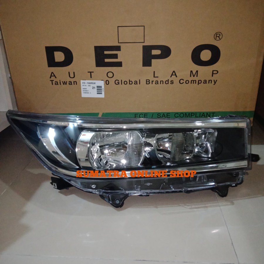 lampu depan head lamp innova inova reborn 2016 2017 2018 kanan depo