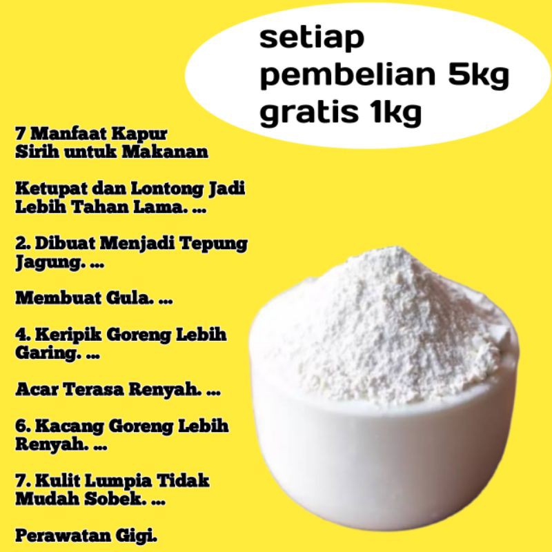 

serbuk kapur gamping kapur sirih nyirih premium campuran makanan snack kripik