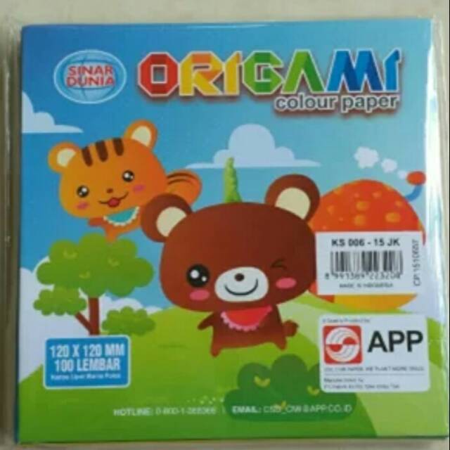 

Kertas Origami Sinar Dunia Sidu (12 x 12)
