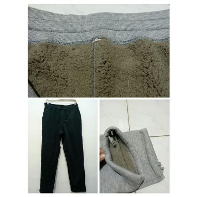 Promo UNIQLO BLOCKTECH SWEATPANTS BULU CELANA TRAINING MUSIM DINGIN ORIGINAL Murah