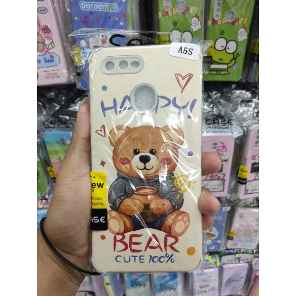 OPPO A5S F7 A57 A53 A15 Case Kartun Karakter Lucu Modern Terbaru