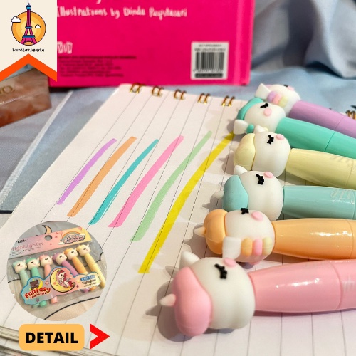 

Stabilo Unicorn Little Dream 1 Set 6 Pcs Warna Pastel Free Pouch Murah Bagus Imut Unicorn Head Highlighter Fancy Best Gift Present For Birthday Event Souvenir Alat Tulis Kantor Sekolah Ready Grosir Kado Ulang Tahun READY COD