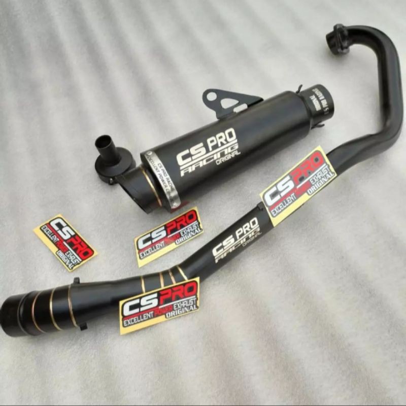 Knalpot racing original cs pro jupiter mx new 135 jupiter mx old 135 mx King 150 satria fu 150fi sat