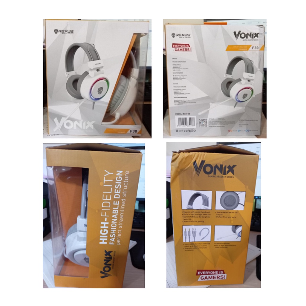 Rexus Headset Gaming Vonix F30 Original