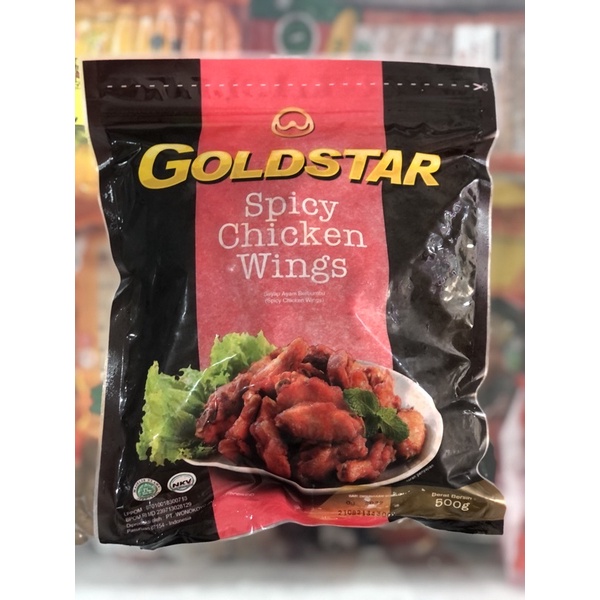 

Goldstar Spicy Chicken Wings / Sayap Ayam Pedas 500gr SEMARANG