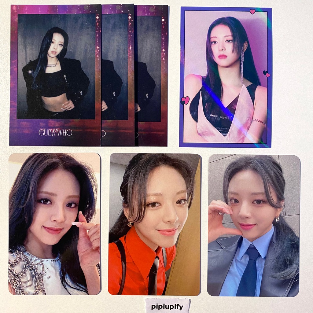 ITZY Yuna Guess Who GW Bene Benefit POB Photocard PC (WD, Withdrama, Soundwave, Interpark Pola, Towe