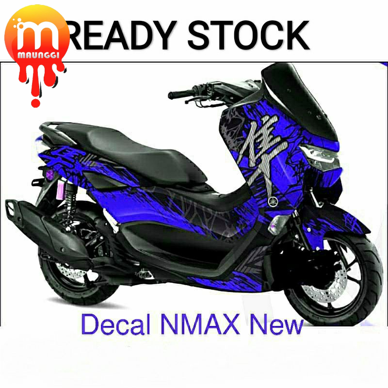 Decal new nmax 155 2020 full motif hayabusa Sticker yamaha nmax full body Decal nmax biru sudah ada 