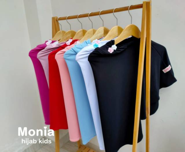 Laika Hijab  by Monia Hijab Kids size M (3-5th) | Jilbab anak instant