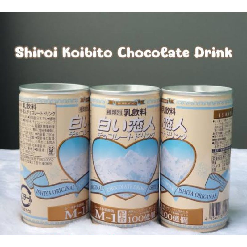 Jual SHIROI KOIBITO HOKKAIDO MILK ISHIYA ORIGINAL CHOCOLATE DRINK