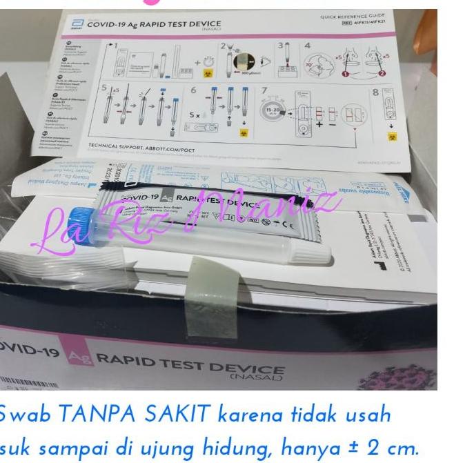 ➽ Test Swab Antigen Abbott NASAL 1 Pcs ➴