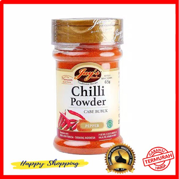 

Jay's chili powder/bubuk cabai 65gm