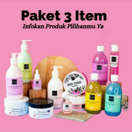 [PAKET HEMAT] SCARLETT WHITENING tiga 3 ITEM BEBAS PILIH VARIAN
