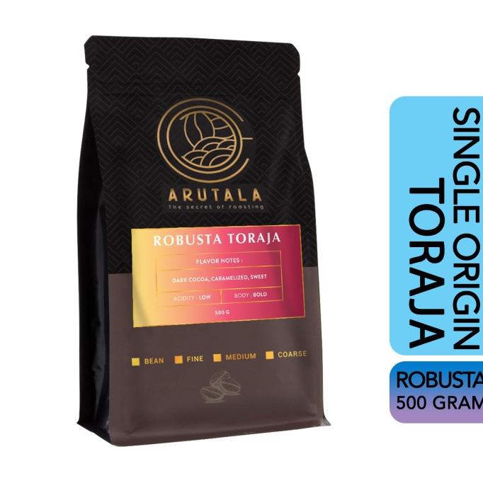 

ARUTALA Kopi Toraja Rantebua Robusta Coffee 500 Gram