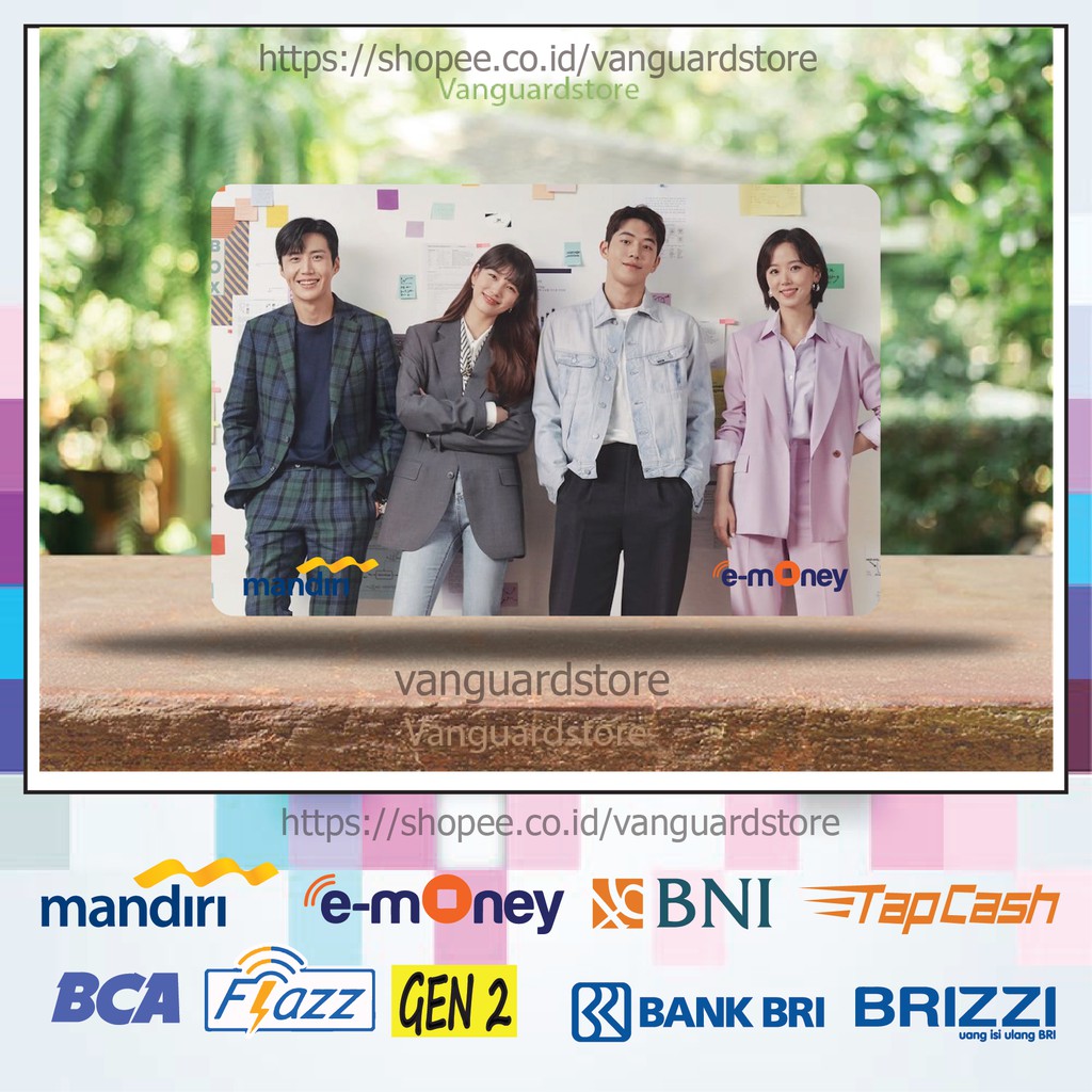 KARTU E MONEY E TOLL DRAKOR START UP 1 EMONEY MANDIRI FLAZZ BCA BNI TAPCASH BRIZZI BRI - 1 SISI