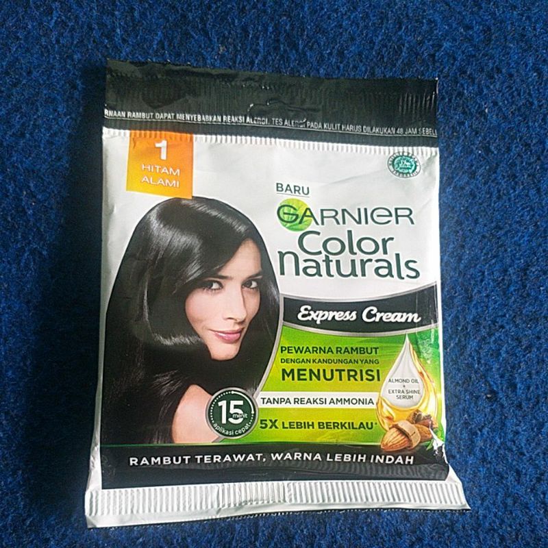 Jual Garnier Hair Color Naturals 1 Black (Hitam Alami) Shopee Indonesia