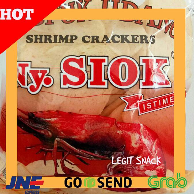 

promo murah KERUPUK UDANG NY.SIOK / KRUPUK NY SIOK OVAL BULAT READY GOJEK JAKARTA best seller