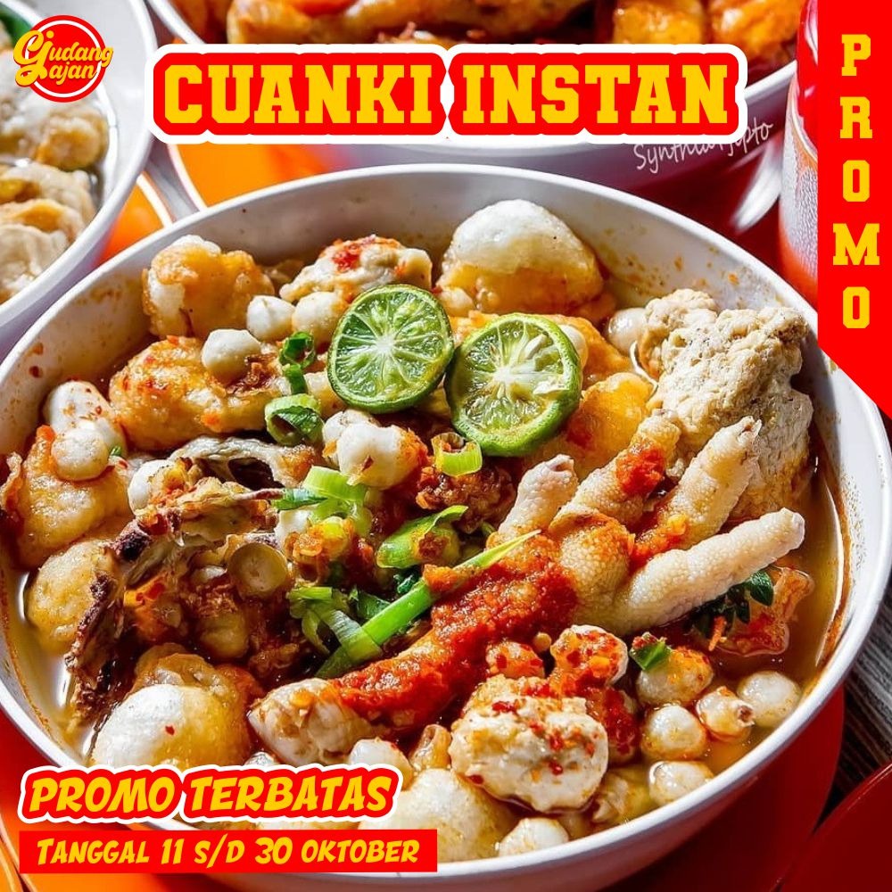 

CUANKI INSTAN ASLI BANDUNG GARUT PEDAS CUANKI BAKSO ACI