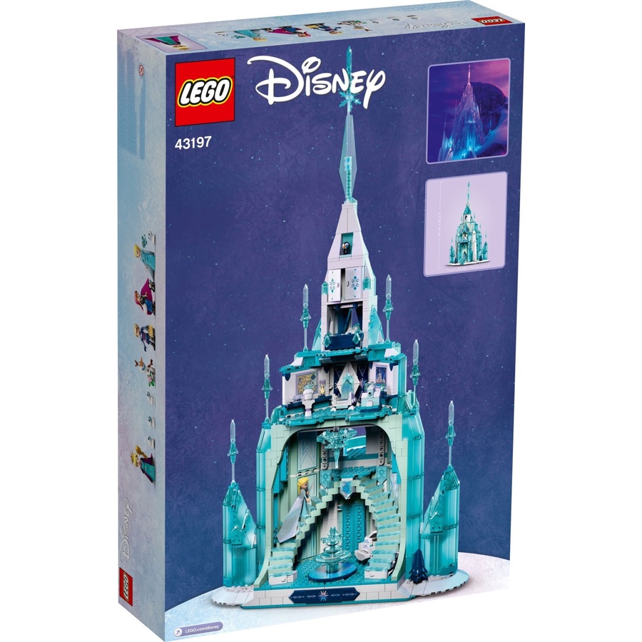 LEGO DISNEY 43197 The Ice Castle Mainan Anak Perempuan Kastil