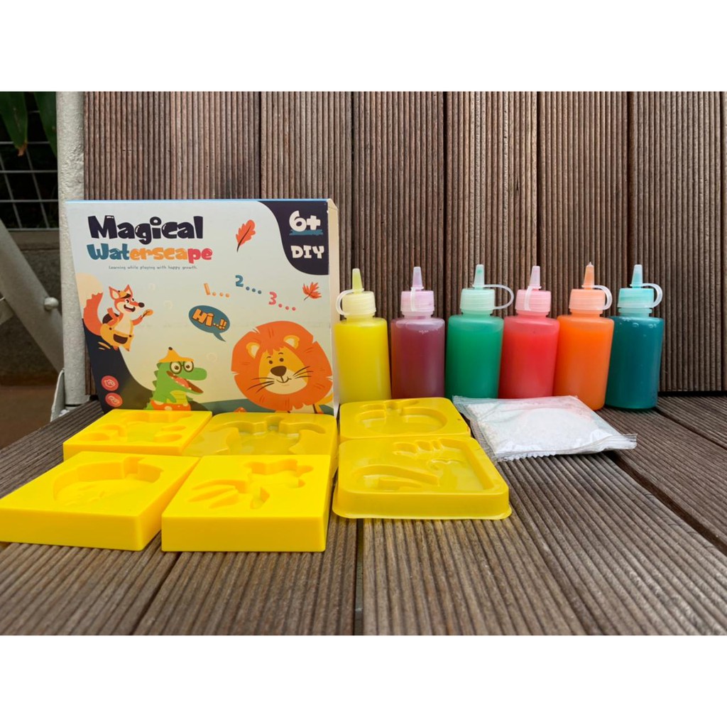 Mainan Anak Magical Waterscape DIY Edukasi Jelly Kreatif Warna