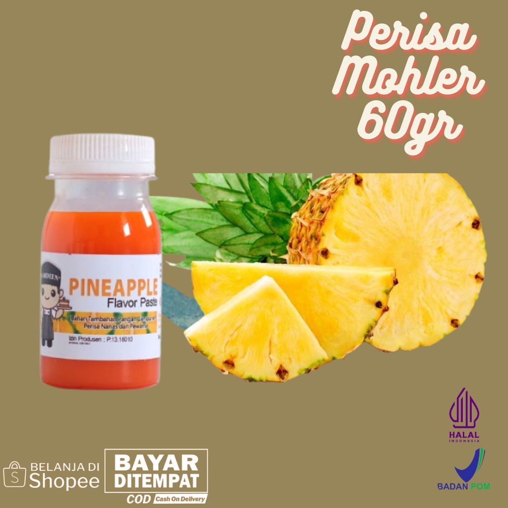 

⚡COD⚡ PERISA PASTA PEWARNA MOHLER NANAS / PINEAPPLE 60gr / PERISA PASTA MOHLER NANAS / PINEAPPLE UNTUK TAMBAHAN ADONAN ICE CREAM / PERISA PASTA MOHLER NANAS / PINEAPPLE INI COCOK UNTUK MINUMAN BUKA PUASA DAN TAKJIL / MOHLER Pasta perisa pewarnaNANAS / PIN