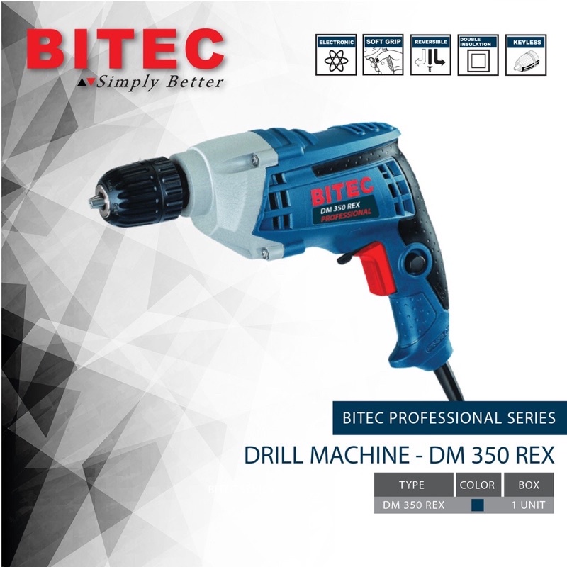 Mesin Bor Listrik Bitec DM 350 REX