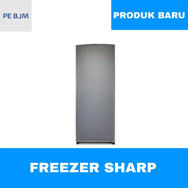 FREEZER SHARP 6 RAK - FJ-M189N-SS - GARANSI RESMI - KIRIM INVOICE