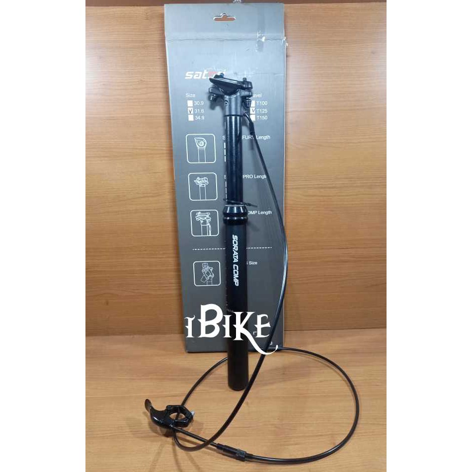 SeatPost Tiang sadel  Adjustable Satori Soraya PRO OUTER Cable 125MM 31.6 L440