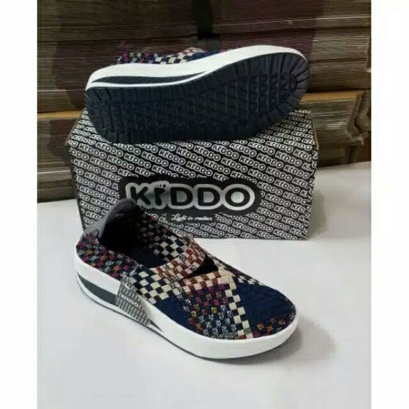 Sepatu Rajut KIDDO W2110 WEDGES ORIGINAL