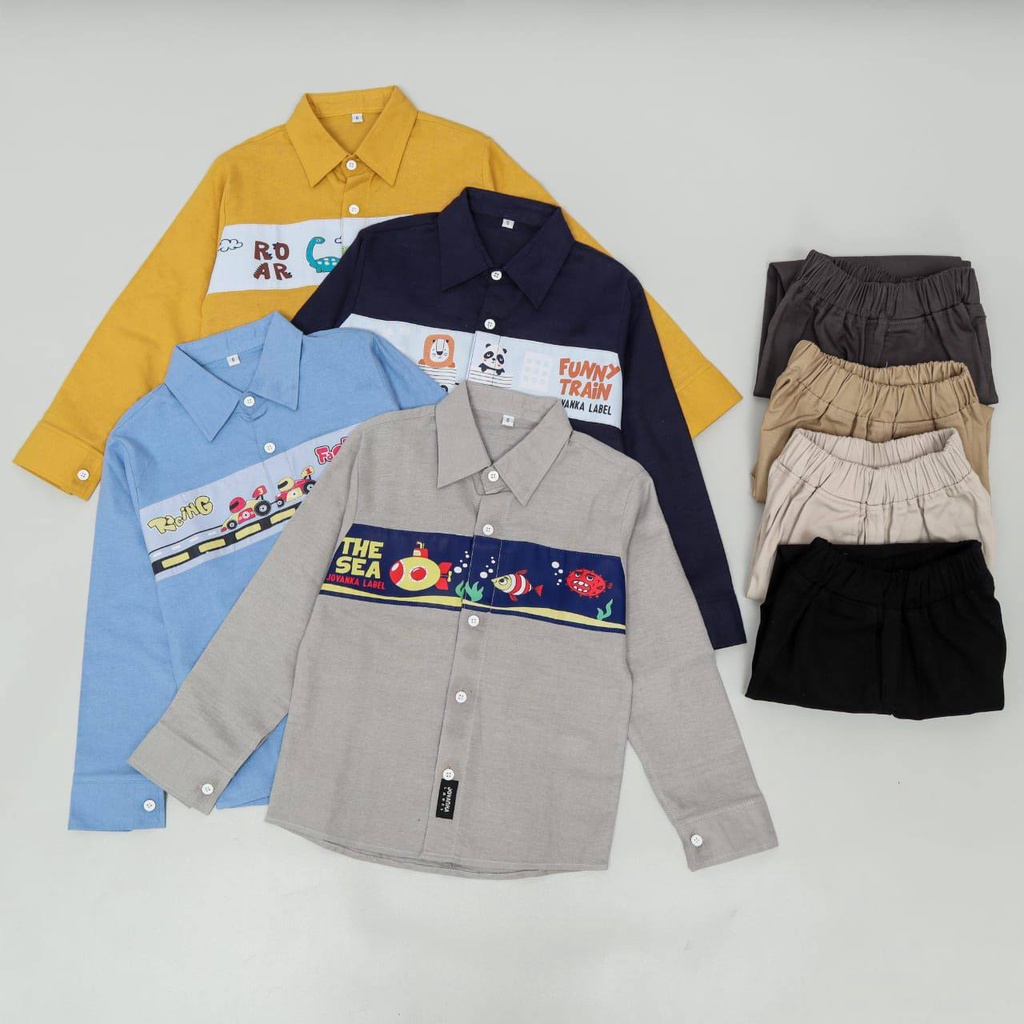 Set kemeja CHINOS PANTS JOVANKA LABEL