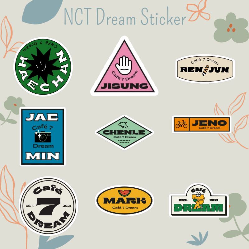 16pcs NCT Dream Sticker | Kpop Sticker
