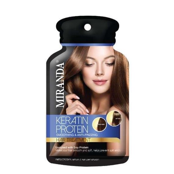 MIRANDA KERATIN HAIR TREATMENT PROTEIN/COLLAGEN 2 X 25 ML @MJ