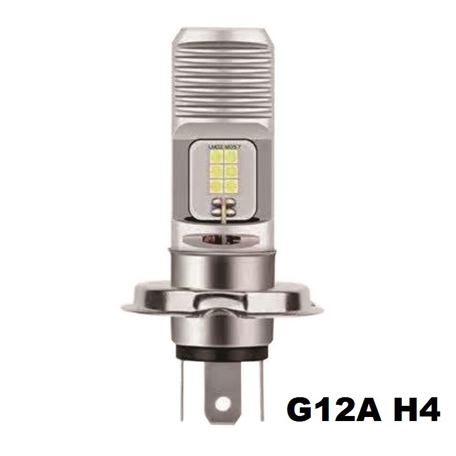 Lampu LED Utama Motor H4 H6 12 Titik Mata VINYX G12A AC - DC Hi - Low Untuk Bebek Matik Matic Moge Universal