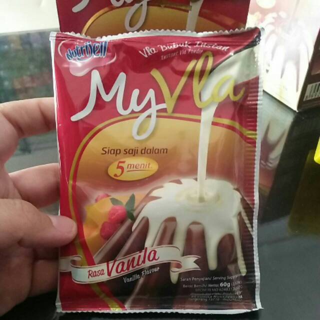 

MyVla Vanila, MyVla Coklat 60gr/My Fla Vanila/Fla Nutrijell/My Vla