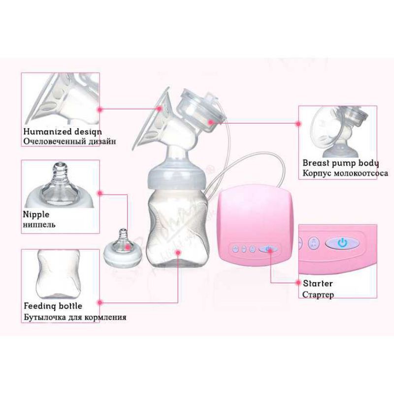 Pompa ASI Elektrik Otomatis Milk Breast Pump MZ-602