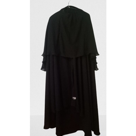 (SOLD) Preloved Jilbab Cadar Ritz Safar Purdah by Kencana Hitam