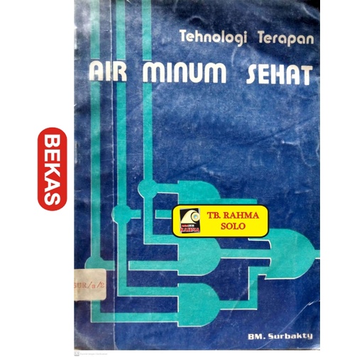 Air Minum Sehat BM Surbakty Mutiara 1986 Kuno Antik Jadul Langka Lawas Asli Original Ori Toko Buku R