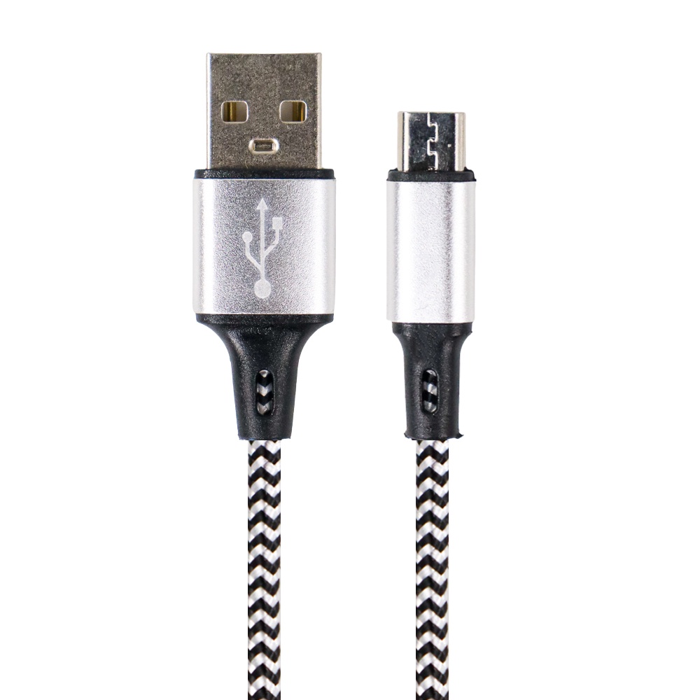 Kabel Charger Micro USB 1 Meter - FKC101 - Silver