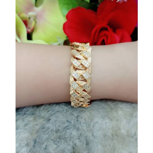 Gelang Tangan Sisik Naga Permata Kombinasi