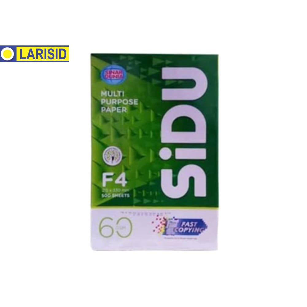 

KERTAS PRINT FOTOCOPY HVS SIDU SINAR DUNIA FOLIO F4 60GR 60 GR 60 GRAM