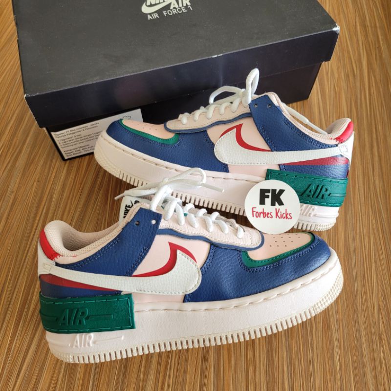 Air Force 1 Low Shadow Mystic Navy (W) || white cashmere arctic punch