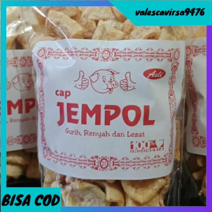 

⭐BISA COD⭐ kerupuk kulit babi cap jempol 110 gram asli