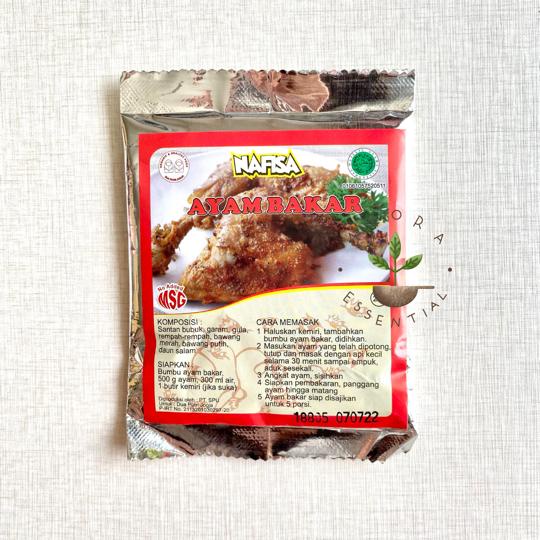 Nafisa Bumbu Instan Ayam Bakar 28gr - Bumbu Ayam Bakar Nafisa