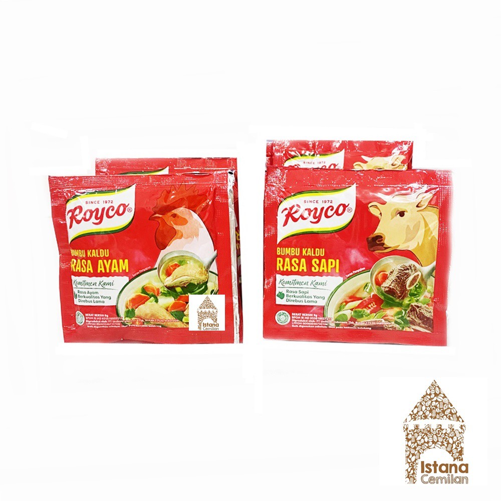 Royco Sachet Ayam / Sapi Isi 12 Sachet (Bumbu Penyedap Masakan)