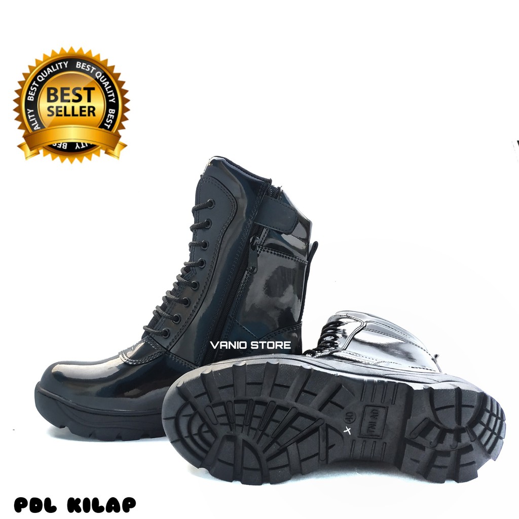 SEPATU PDL DINAS TNI AD POLISI SECURITY SATPAM BANSER PROVOS SEPATU BOOTS PDL BEST QUALITY