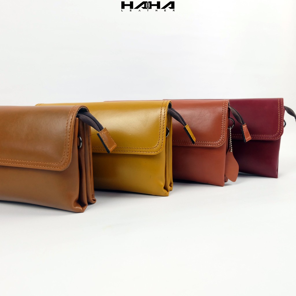 Slingbag CLASSY Handbag Wanita Bahan Kulit Sapi Asli Multifungsi Cewek Perempuan - Originale Leather Sling Bag