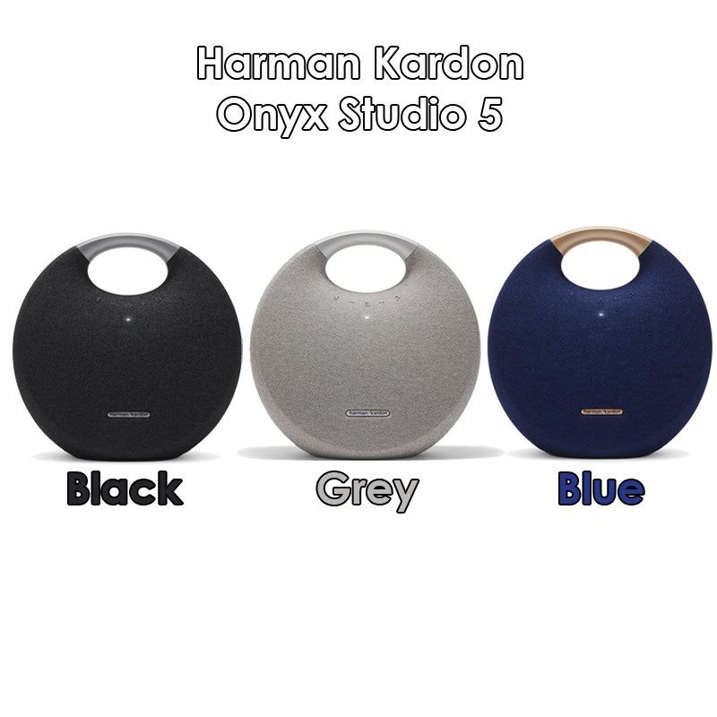 Harman Kardon Onyx Studio 5 Wireless Bluetooth Speaker Original IMS Garansi Resmi Black Blue Grey 4